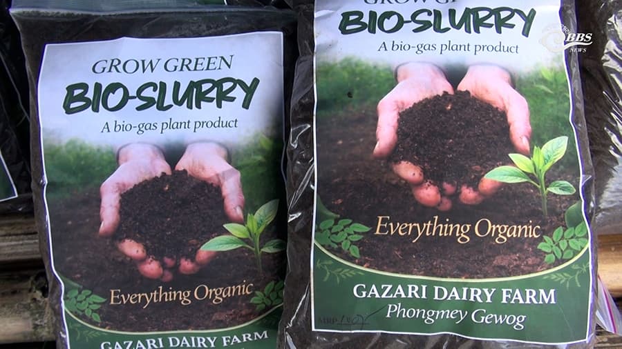 Trashigang farmer turns biogas waste into organic fertiliser