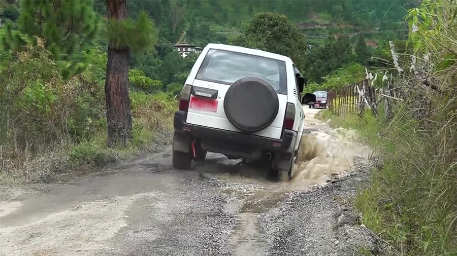 Poor road condition hampers travel between Toewang and Chhubu Gewogs