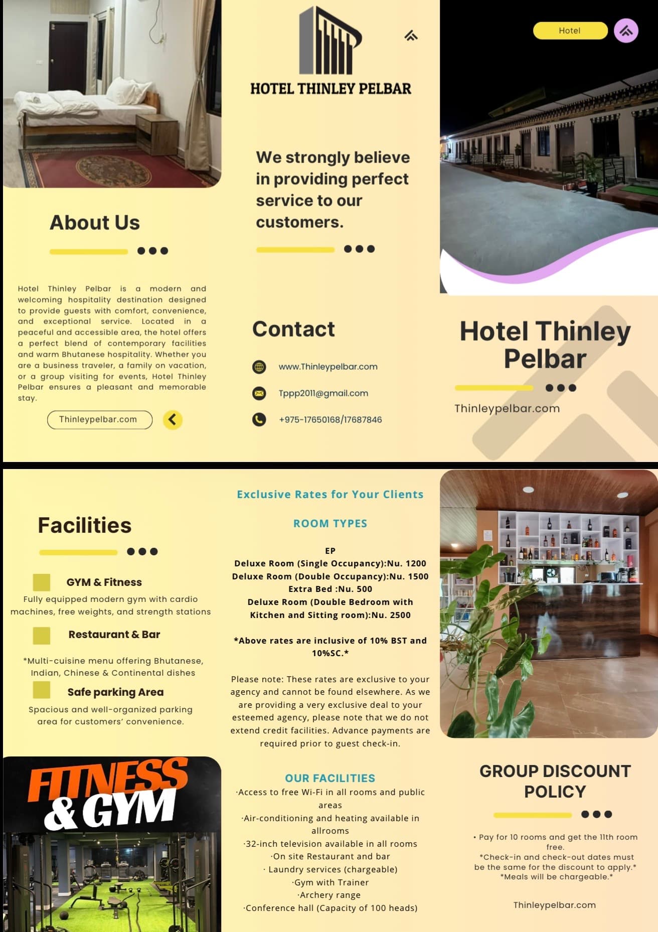 Hotel Thinley pelbar