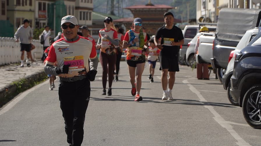 Thimphu Marathon draws 600 participants