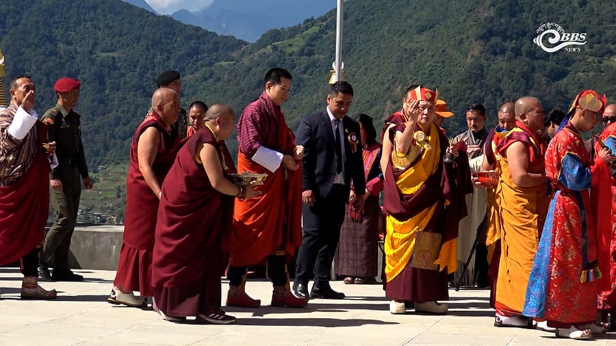 His Royal Highness Gyaltshab graces consecration of Riwang Choeling Monastery in Lhuentse