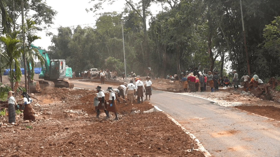 Volunteers unite to prepare for 108 chorten event